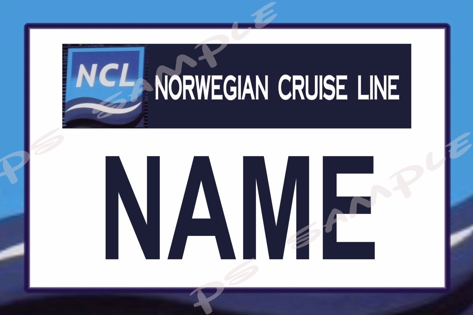 Family Name Magnet Norwegian Cruise Line Magnet Name Tag Cruise Magnet NCL Magnet Cruise Door Magnet